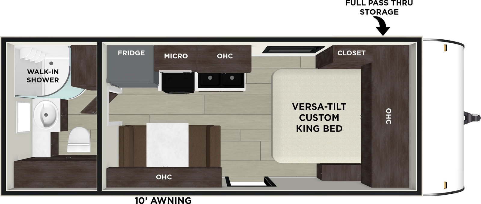 Cruise Lite 171RBXL - DSO Floorplan